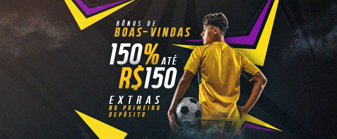 Fique em vantagem com Bônus de Boas-Vindas 150%