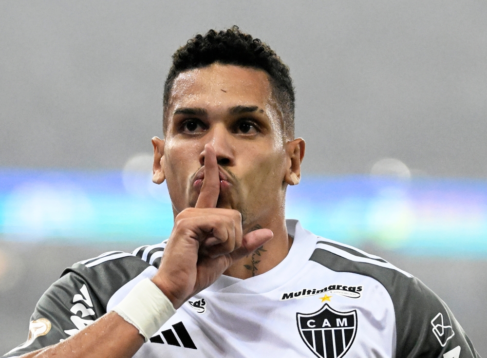 Paulinho, atacante do Atlético-MG, semifinalista da Libertadores 2024